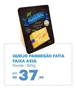 Sam's Club Queijo parmesão fatia faixa azul oferta