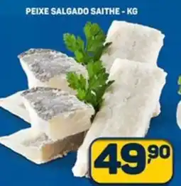 Dom Atacadista Peixe salgado saithe oferta