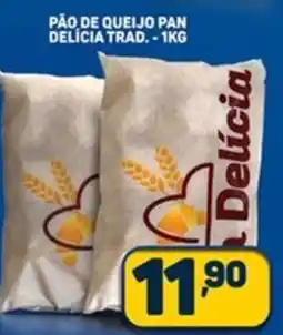 Dom Atacadista Pão de queijo pan delicia trad. oferta