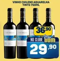 Dom Atacadista Vinho chileno aquarelha tinto oferta