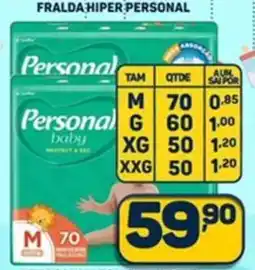 Dom Atacadista Fralda hiper personal oferta
