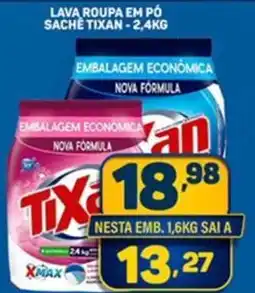 Dom Atacadista Lava roupa em pó sache tixan oferta