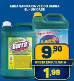 Dom Atacadista Agua sanitaria vex ou barra unidade oferta