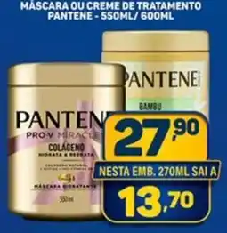 Dom Atacadista Máscara ou creme de tratamento pantene oferta