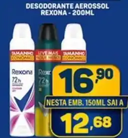 Dom Atacadista Desodorante aerossol rexona oferta