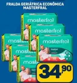 Dom Atacadista Fralda geriátrica econômica masterfral oferta