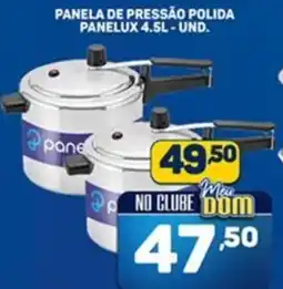 Dom Atacadista Panela de pressão polida panelux oferta