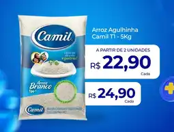 Supermercado Precito Arroz Agulhinha Camil T1 oferta