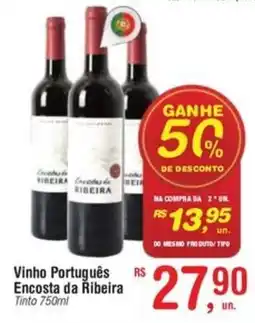 Fort Atacadista Vinho Português Encosta da Ribeira Tinto oferta