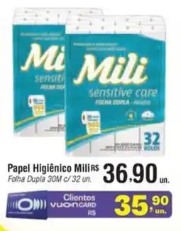 Fort Atacadista Papel Higiênico Millies oferta