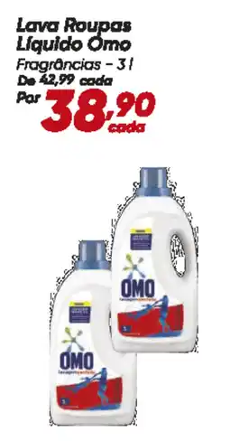 Dia Lava Roupas Líquido Omo Fragrâncias oferta