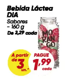 Dia Bebida Láctea DIA Sabores oferta