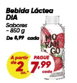 Dia Bebida Láctea DIA Sabores oferta