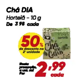 Dia Chá DIA Hortelő oferta