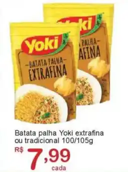 Giga Atacado Batata palha Yoki extrafina ou tradicional oferta