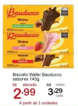Giga Atacado Biscoito Wafer Bauducco sabores oferta