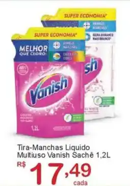 Giga Atacado Tira-Manchas Liquido Multiuso Vanish Sachê oferta