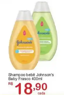 Giga Atacado Shampoo bebê Johnson's Baby Frasco oferta