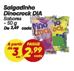 Dia Salgadinho Dinocrock DIA Sabores oferta