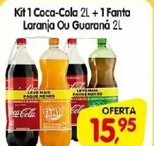 Cercadão Kit 1 Coca-Cola +1 Fanta Laranja Ou Guaraná oferta
