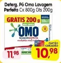 Cercadão Deterg. Pó Omo Lavagem Perfeita Cx oferta