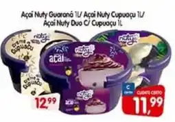Cercadão Açai Nuty Guaraná / Açai Nuty Cupuaçu / Açai Nuty Duo C/ Cupuaçu oferta
