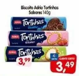 Cercadão Biscoito Adria Tortinhas Sabores oferta