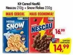 Cercadão Kit Cereal Nestle Nescau+Snow Flakes oferta