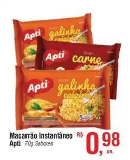 Fort Atacadista Macarrão Instantâneo Apti Sabores oferta