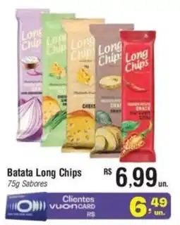 Fort Atacadista Batata Long Chips Sabores oferta
