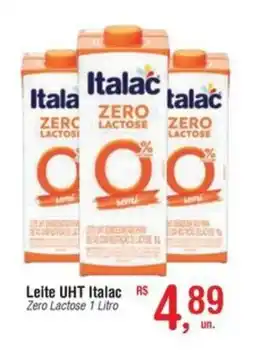 Fort Atacadista Leite UHT Italac Zero Lactose oferta