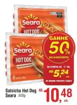 Fort Atacadista Salsicha Hot Dog Seara oferta