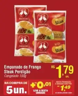 Fort Atacadista Empanado de Frango Steak Perdigão Congelado oferta