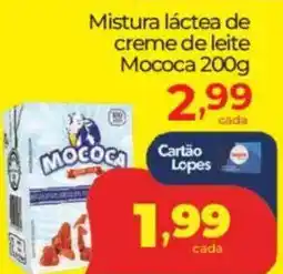 Lopes Supermercados Mistura láctea de creme de leite Mococa oferta