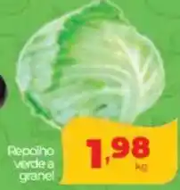 Lopes Supermercados Repolho verde a granel oferta