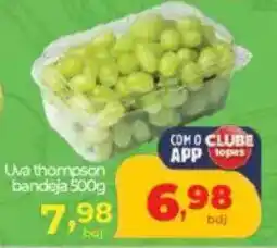 Lopes Supermercados Uva thompson bandeja oferta