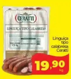 Lopes Supermercados Linguiça tipo calabresa Ceratti oferta