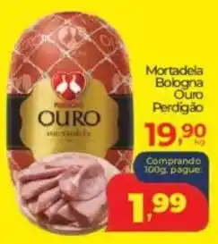 Lopes Supermercados Mortadela Bologna Ouro Perdigão oferta