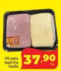 Lopes Supermercados Kit para lasanha Sadia oferta