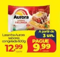 Lopes Supermercados Lasanha Aurora sabores congelada oferta