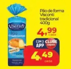 Lopes Supermercados Pão de forma Visconti tradicional oferta
