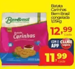 Lopes Supermercados Batata Carinhas Bem Brasil congelada oferta