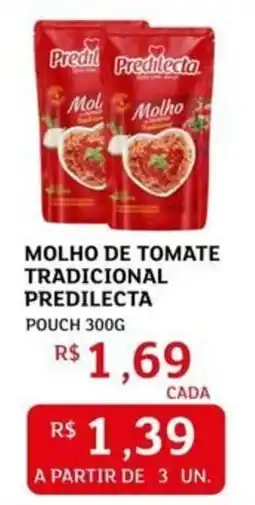 Assaí Atacadista Molho de tomate tradicional predilecta pouch oferta
