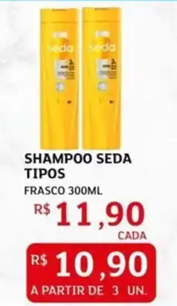 Assaí Atacadista Shampoo seda tipos frasco oferta