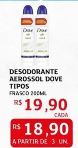 Assaí Atacadista Desodorante aerossol dove tipos frasco oferta