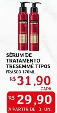 Assaí Atacadista Sérum de tratamento tresemmé tipos frasco oferta