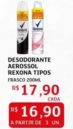 Assaí Atacadista Desodorante aerossol rexona tipos frasco oferta