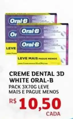 Assaí Atacadista Creme dental 3d white oral-b oferta