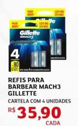 Assaí Atacadista Refis para barbear mach3 gillette oferta