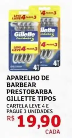 Assaí Atacadista Aparelho de barbear prestobarba gillette tipos oferta